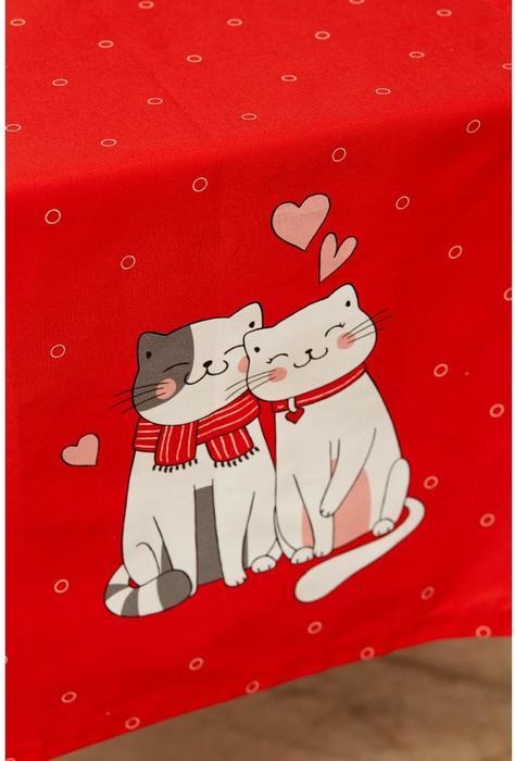 Дорожка "Этель"  Cat's love 40*146 см, 100% хлопок, саржа 190 г/м2