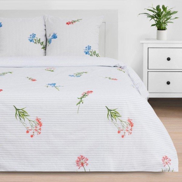 Постельное бельё Этель дуэт Wild flowers 143*215 см 2 шт,240*220 см,70*70 см 2 шт