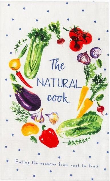 Набор кухонных полотенец Доляна The natural cook, 35х60см-2шт, 100% хл